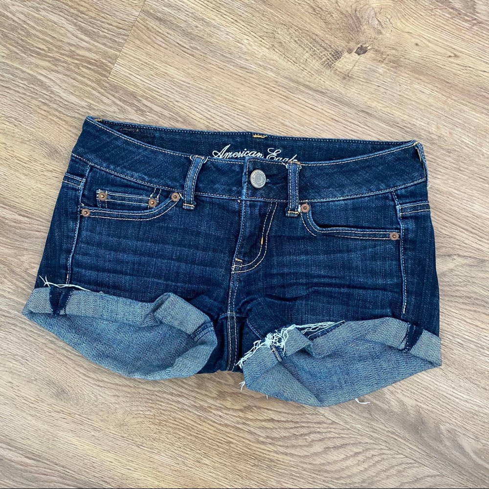 Denim shorts